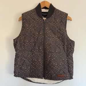 Obey Propaganda Reversible Quilted Sherpa Vest | Size M | Pre-Owned